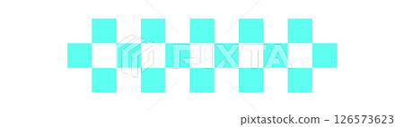 Y2K retro checker pattern. Abstract flat aesthetic with modern shapes. Geometric logo design, decorative element for 90s themed projects, trendy collection, and streetwear. Y2K retro checker pattern. Abstract flat aesthetic with modern shapes. Geometric logo design, decorative element for 90s themed projects, trendy collection, and streetwear. 126573623