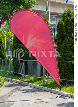 Free standing banner outside Free standing banner outside 126573760