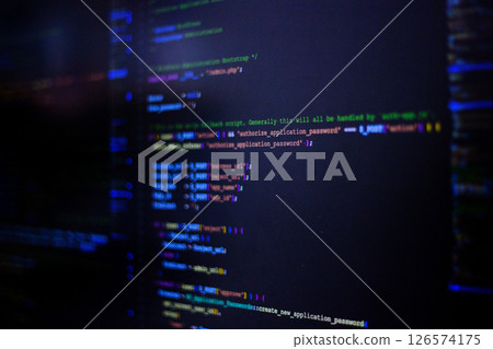 顯示程式碼的開發人員監視器畫面 1 126574175