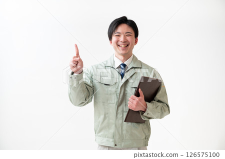 Male engineer in work clothes Male engineer in work clothes 126575100