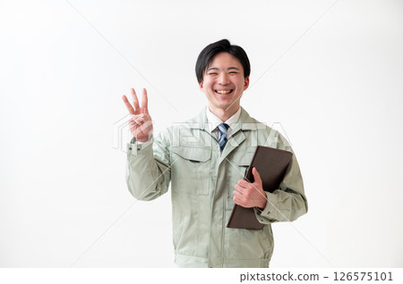Male engineer in work clothes 126575101