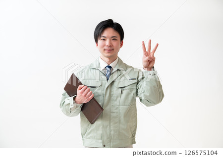 Male engineer in work clothes 126575104