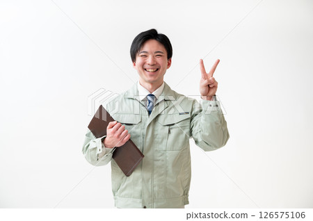 Male engineer in work clothes 126575106