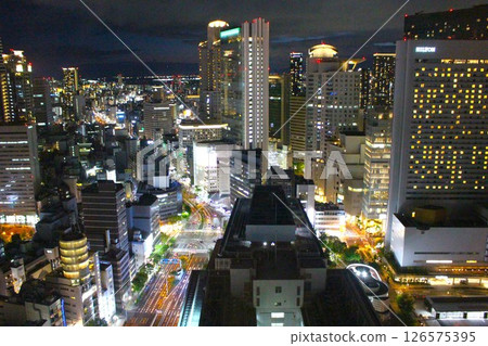 從大阪站第三大廈免費欣賞大阪夜景 126575395