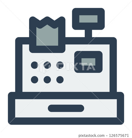 cashier machine icon 126575671