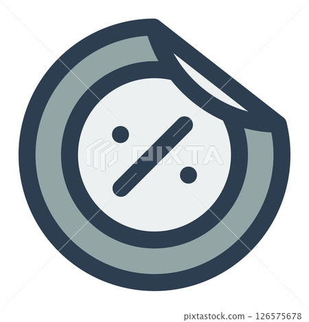 discount label icon 126575678