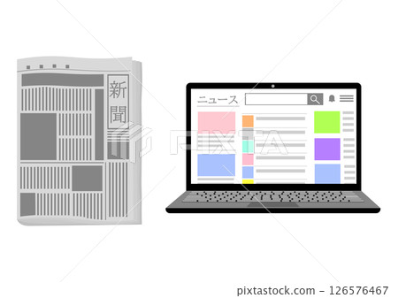 報紙新聞和電腦線上新聞 126576467
