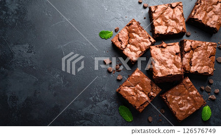 Delicious gourmet snack with various chocolate bars, including mint and nuts Delicious gourmet snack with various chocolate bars, including mint and nuts 126576749
