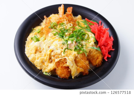 Shrimp rice with bonito 126577518