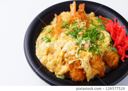 Shrimp rice with bonito 126577520