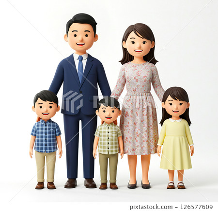Family with a smile 126577609