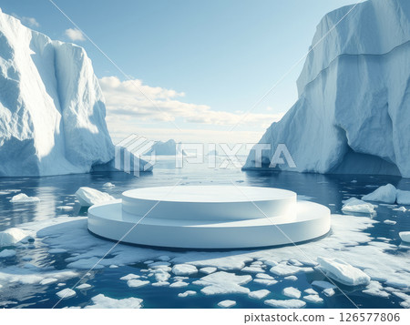 Arctic Product Podium on Water Arctic Product Podium on Water 126577806