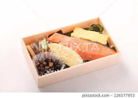 銀鮭魚鹽漬麴菌烤便當盒 126577953