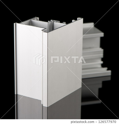Aluminium profile sample Aluminium profile sample 126577970