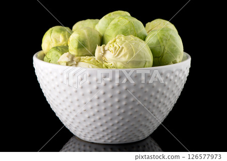 Fresh brussels sprouts 126577973