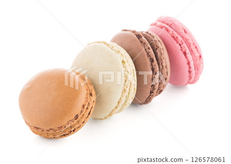 Colorful French Macarons 126578061