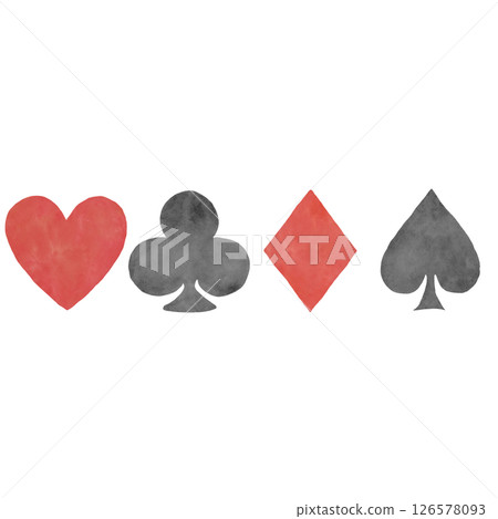 川普可愛的水彩標記插圖 126578093