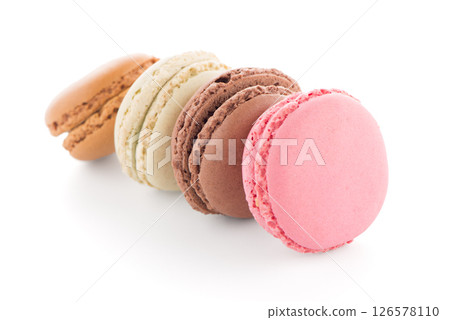 Colorful French Macarons 126578110