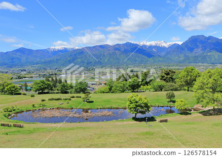 Azumino and the Northern Alps in May Azumino and the Northern Alps in May 126578154