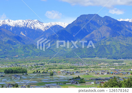 Azumino and the Northern Alps in May 126578162