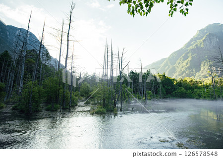 <Nagano> The magnificent views of Kamikochi: Dakezawa Marsh and Mt. Rokuhyaku 126578548