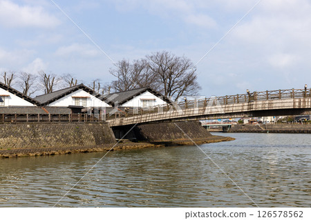 Sankyo Warehouse on the opposite bank 126578562