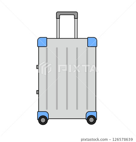 Simple suitcase Simple suitcase 126578639