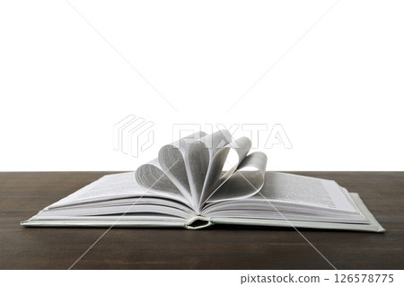 PNG, books with folded pages, isolated on white background. PNG, books with folded pages, isolated on white background. 126578775