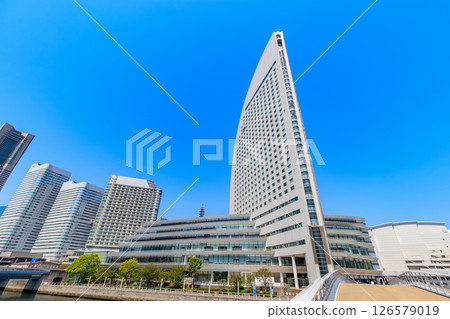 Yokohama Grand InterContinental Hotel, Minato Mirai cityscape, Yokohama, Kanagawa Prefecture 126579019