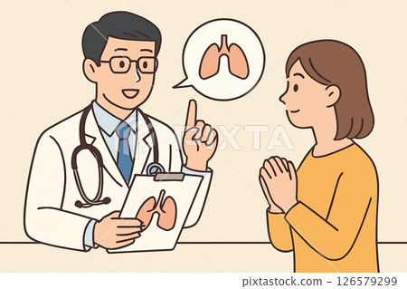 Explanation from the doctor Explanation from the doctor 126579299