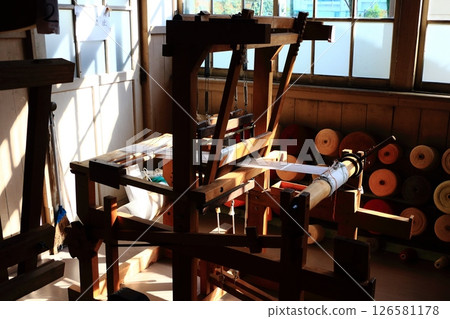 Weaving machine at Chichibu Meisenkan 126581178