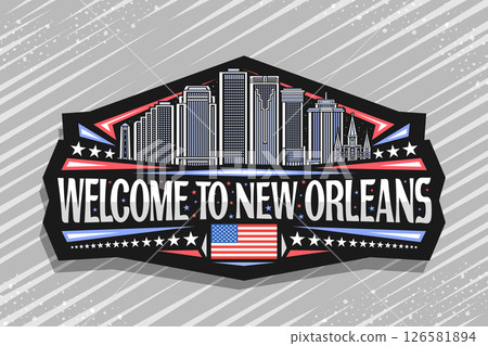 Vector logo for New Orleans 126581894