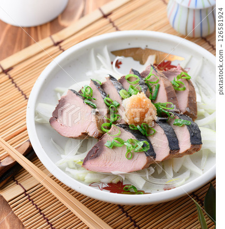 Sliced dried bonito Sliced dried bonito 126581924