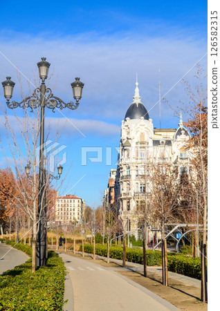 Beautiful cityscape of Madrid, Spain 126582315
