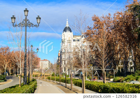 Beautiful cityscape of Madrid, Spain 126582316