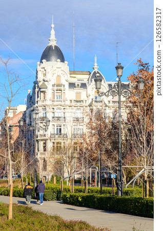 Beautiful cityscape of Madrid, Spain 126582317