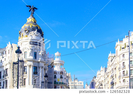 Beautiful cityscape of Madrid, Spain Beautiful cityscape of Madrid, Spain 126582328