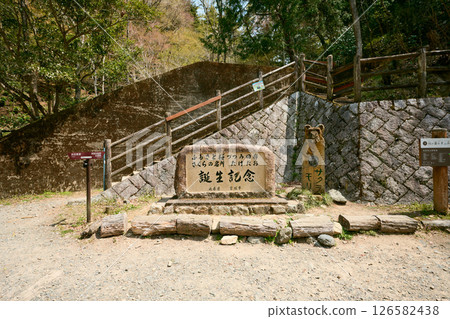 The memorial monument for the Hometown Sakura-tsutsumi Corridor in Takarazuka 126582438