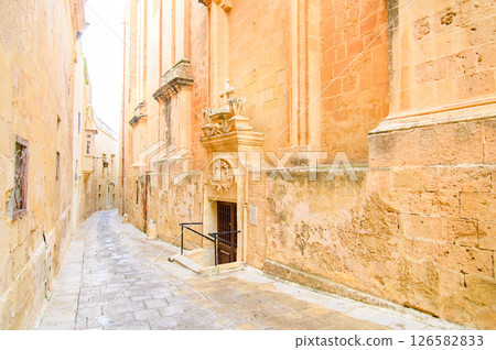 A beautiful view of Mdina, the oldest city in Malta A beautiful view of Mdina, the oldest city in Malta 126582833