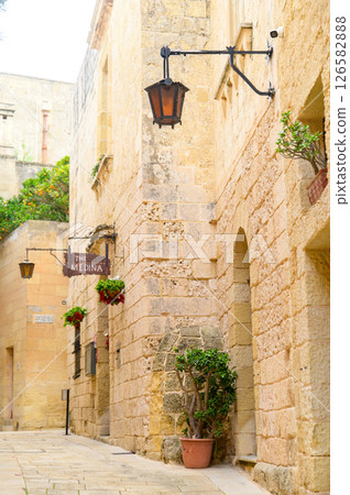 A beautiful view of Mdina, the oldest city in Malta 126582888