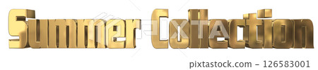 3DCG文字“夏季系列” 126583001