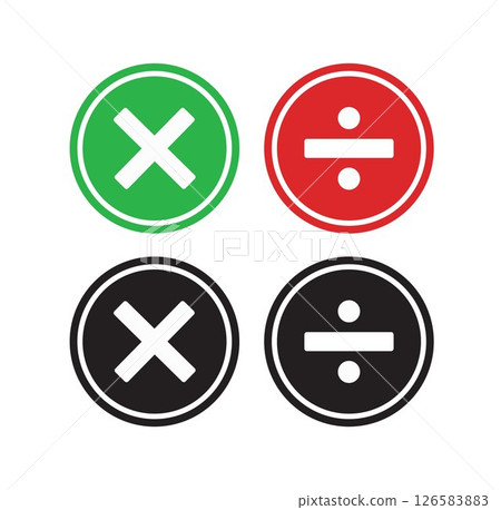 button, icon, vector 126583883