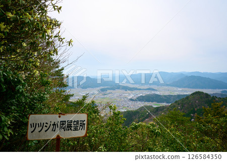 從杜鵑丘瞭望台眺望的向山山脈 126584350