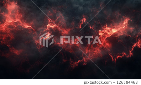 Image of red smoke, black background 126584468