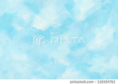 Abstract light blue brush strokes texture for creative background design pastel art concept modern minimalist surface decoration element interior style aesthetic 126584763