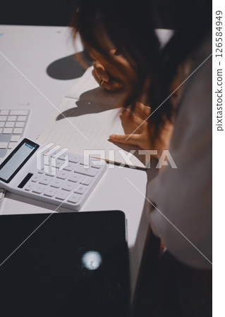 Expert woman asian female people review data number costing managerial account prepare monthly actual cost variance report at tax audit office. ESG sheet budget control ERP process service project. Expert woman asian female people review data number costing managerial account prepare monthly actual cost variance report at tax audit office. ESG sheet budget control ERP process service project. 126584949