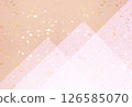 Japanese paper, geometric layout background material (abstract) 126585070