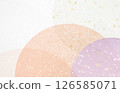 Japanese paper, geometric layout background material (abstract) 126585071