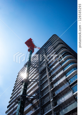 正在興建公寓的東京中野站週邊景色 2024.04 e-1 126585293