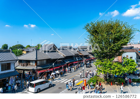 【埼玉縣】充滿倉庫風格的川越街道 126586772